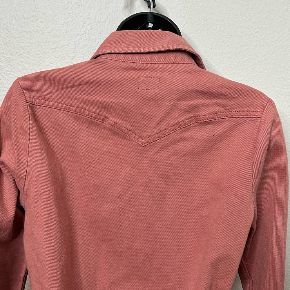 Lee pink/coral denim dress - Picture 4 of 6